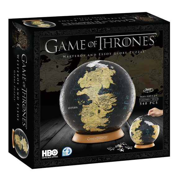 Game of Thrones 9 Inch Globe Puzzle